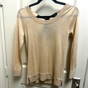 Club Monaco sweater size small with tie back.